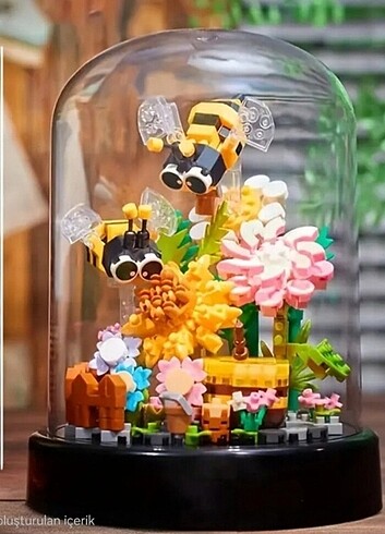 Lego Arı Çiçek | 580 Parça 13x11 Cm