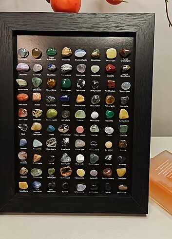 80 Adet Doğal Taş Koleksiyon Seti ? Şifalı ve Dekoratif Minerall
