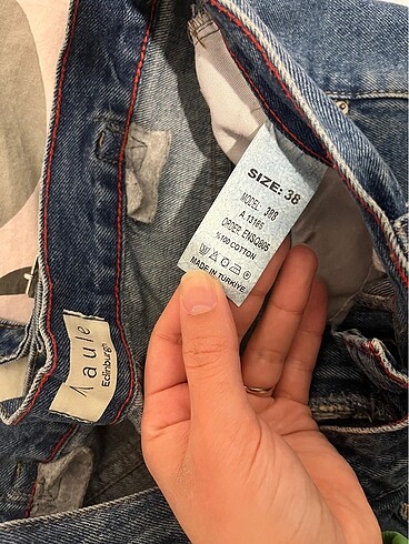 38 Beden mavi Renk maule pantalon