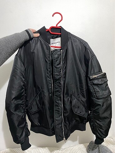 Bershka Siyah Bomber Ceket