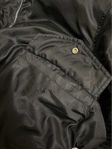 s Beden siyah Renk Bershka Siyah Bomber Ceket