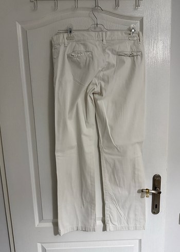 Beyaz kadın pantolon - Görsel 4