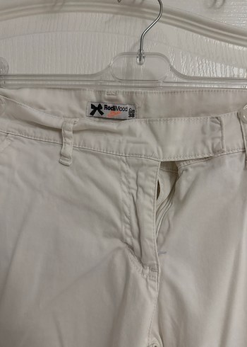 Beyaz kadın pantolon - Görsel 2