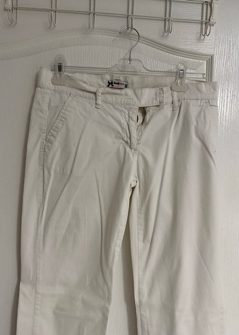 Beyaz kadın pantolon - Görsel 3