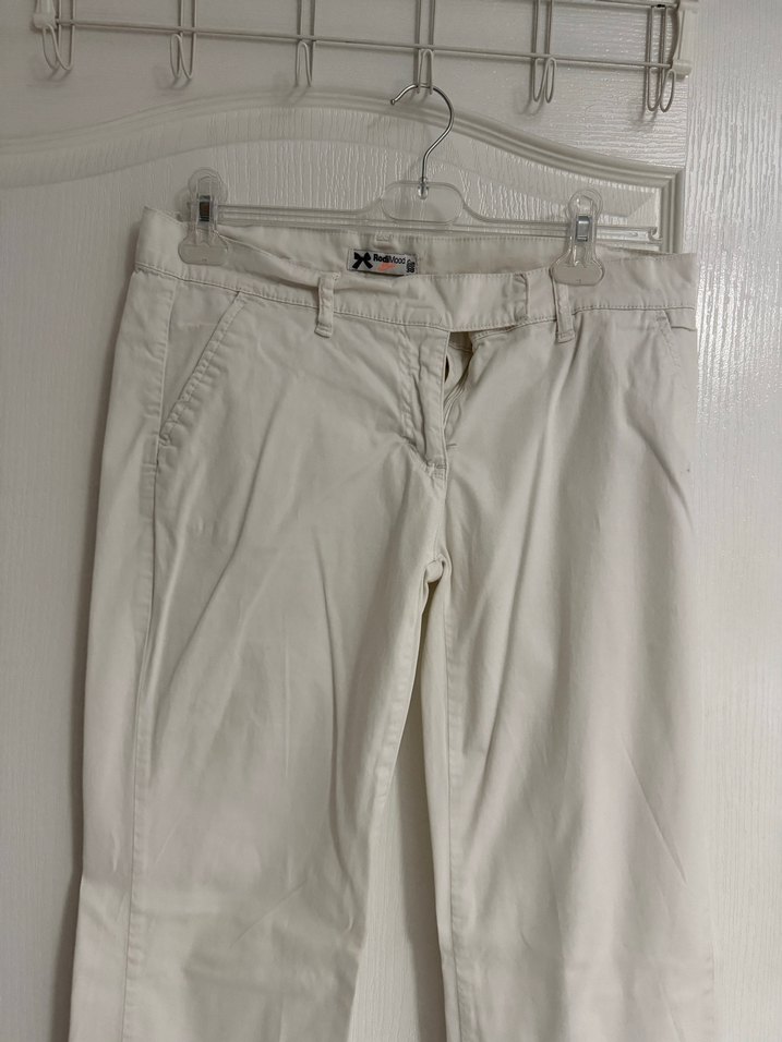 Beyaz kadın pantolon - Görsel 3