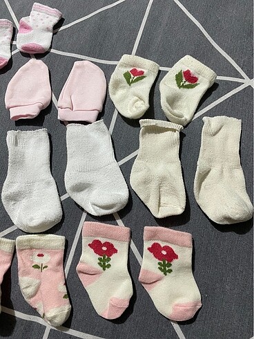 Yenidoğan çorap eldiven - Görsel 4