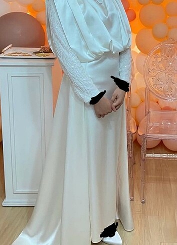Özel tasarım abiye/nikah elbisesi