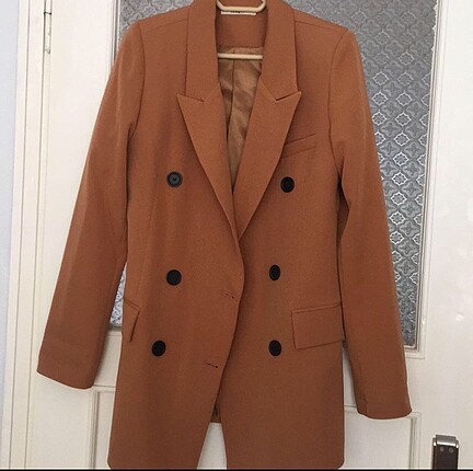 36 Beden camel Renk Blazer