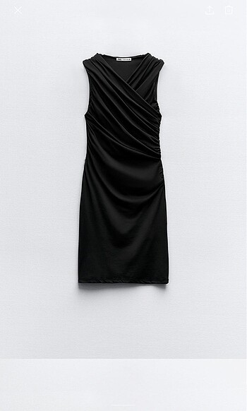 Zara Zara kısa drape elbise