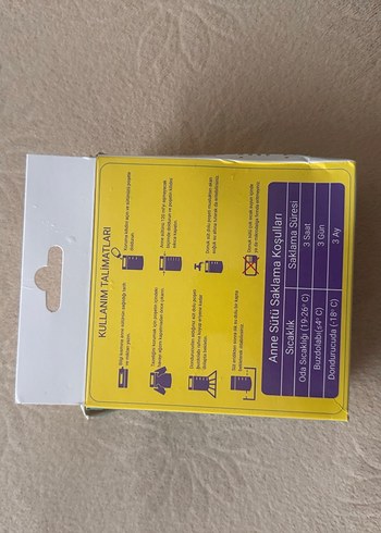 Pastel Bej Anne Sütü Saklama Poşeti 25'li - Görsel 2