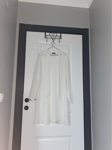 Beyaz basic tunik