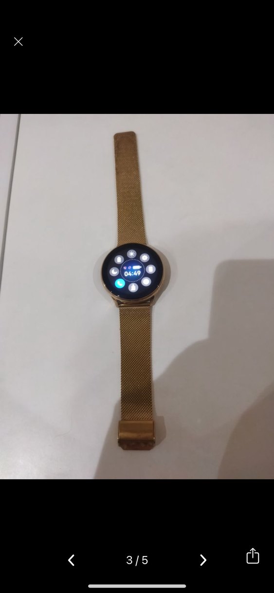 Altın Renk Minimalist akıllı Saat - Görsel 3