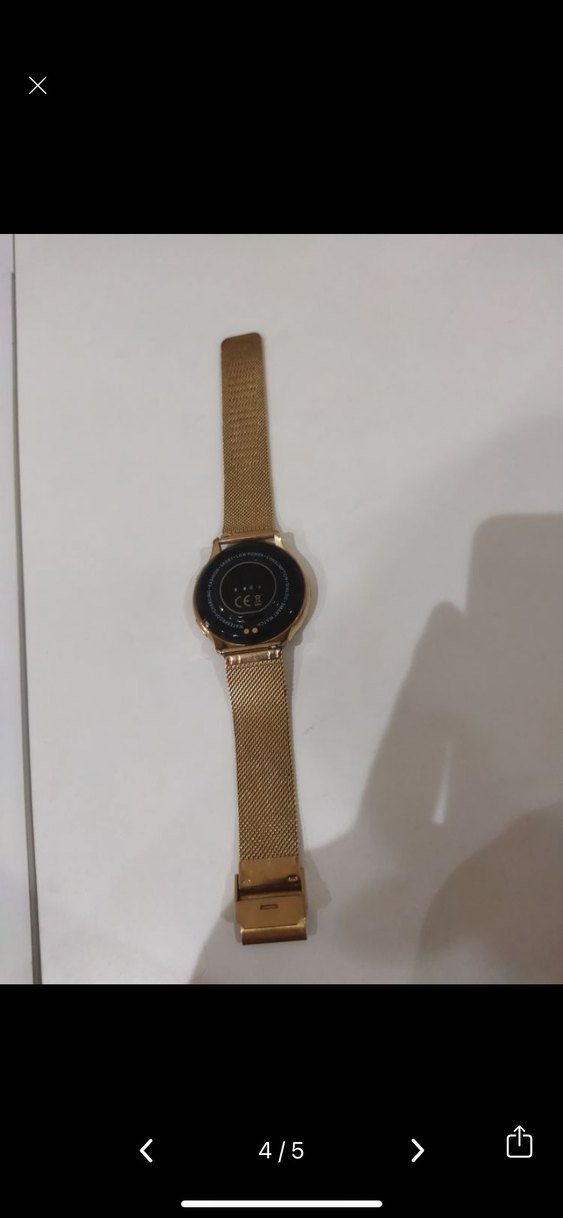 Altın Renk Minimalist akıllı Saat - Görsel 4