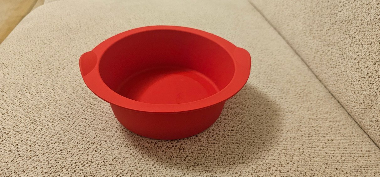 Parlak Kırmızı Yuvarlak Kek Kalıbı - Görsel 2