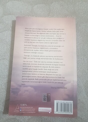  Kahraman Tazeoğlu 'nun söz adlı kitabı