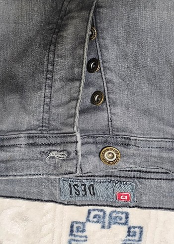 Gri Erkek Denim Pantolon Regular Fit - Görsel 6