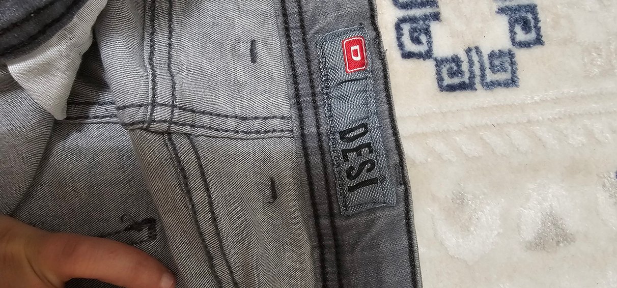 Gri Erkek Denim Pantolon Regular Fit - Görsel 5