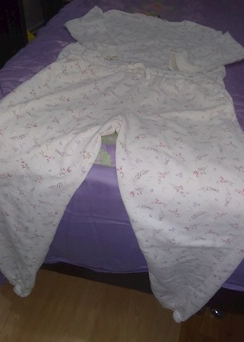 Beyaz Rahat Kadın Pijama Takımı