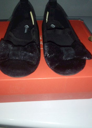 Kız Çocuk Siyah  süveter Babet Ayakkab - Görsel 2