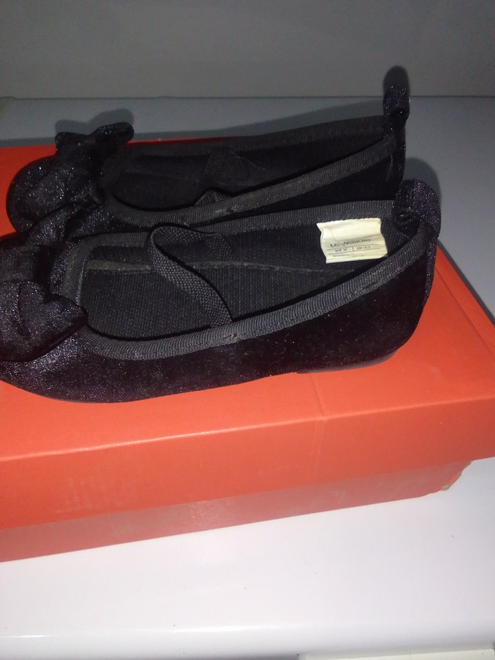 Kız Çocuk Siyah  süveter Babet Ayakkab - Görsel 3