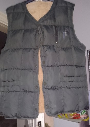 Gri Erkek Düğmeli Yelek - Görsel 6