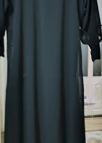 Uzun Siyah Gotik Salaş Elbise - Görsel 3