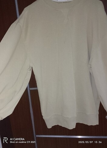 Manu Atelier bayan eşofman üstü koşar geniş