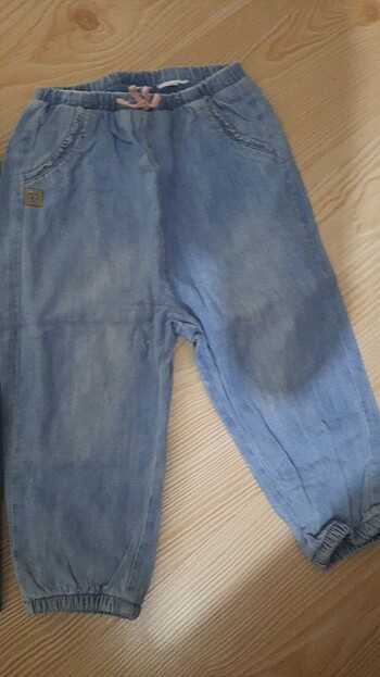 24-36 Ay Beden mavi Renk İnce kot pantolon