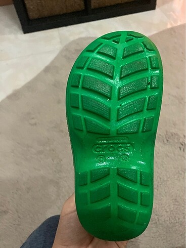 27 Beden yeşil Renk Crocs su geçirmez çizme