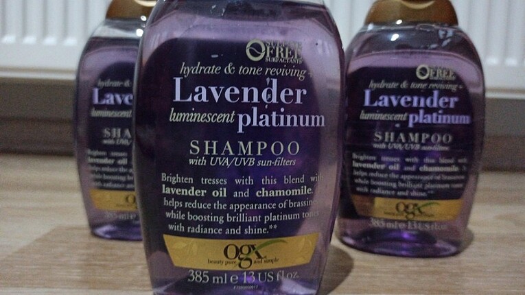 Ogx lavender platinum şampuan