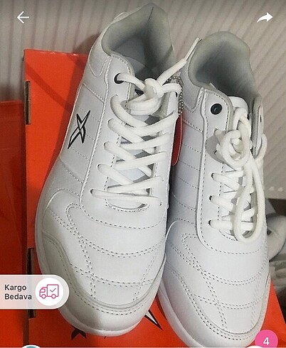 38 numara beyaz bayan spor ayakkabısı