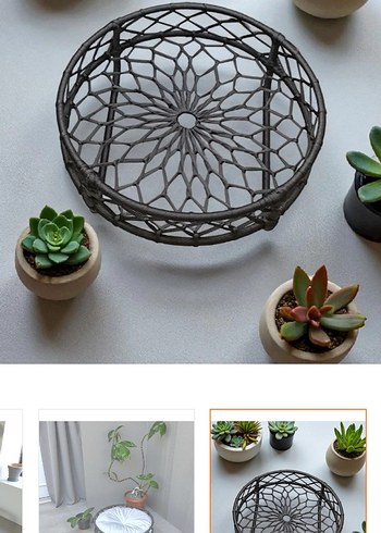 Yuvarlak gri kedi yatağı beyaz minderle - Görsel 3