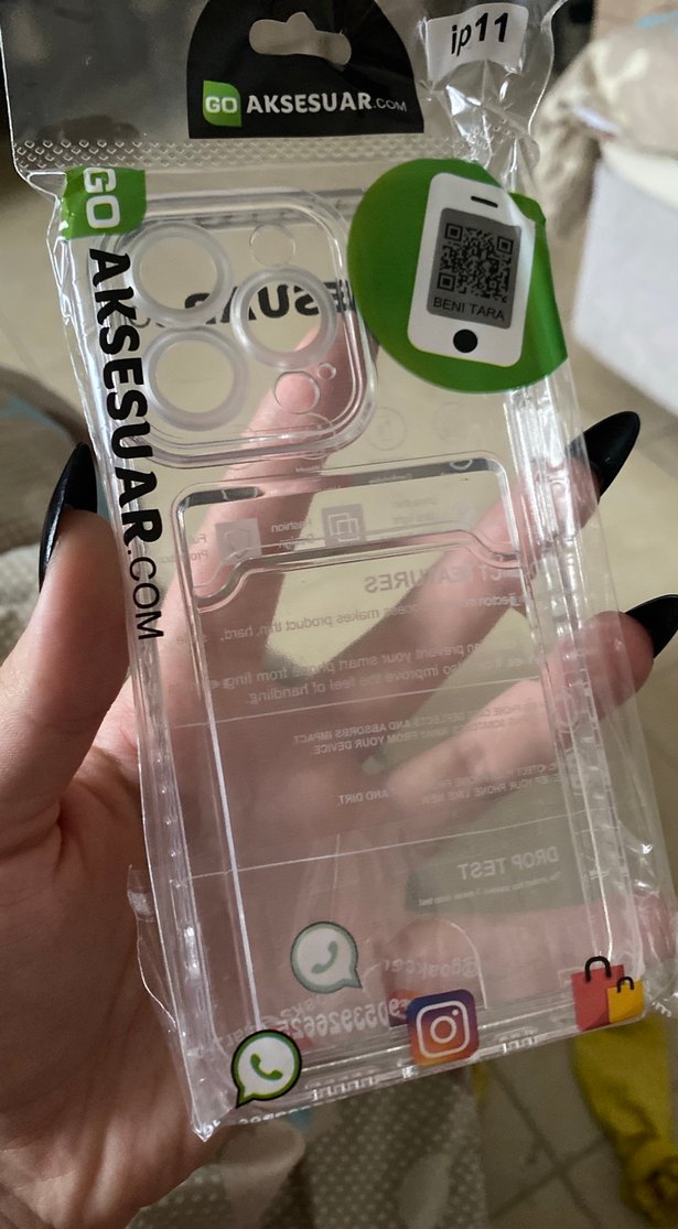 İphone 13 pro kartlıklı kılıf - Görsel 2