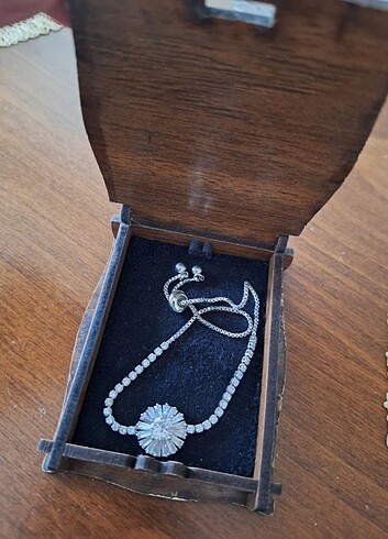 Zirkon taşlı çelik bileklik - Görsel 5