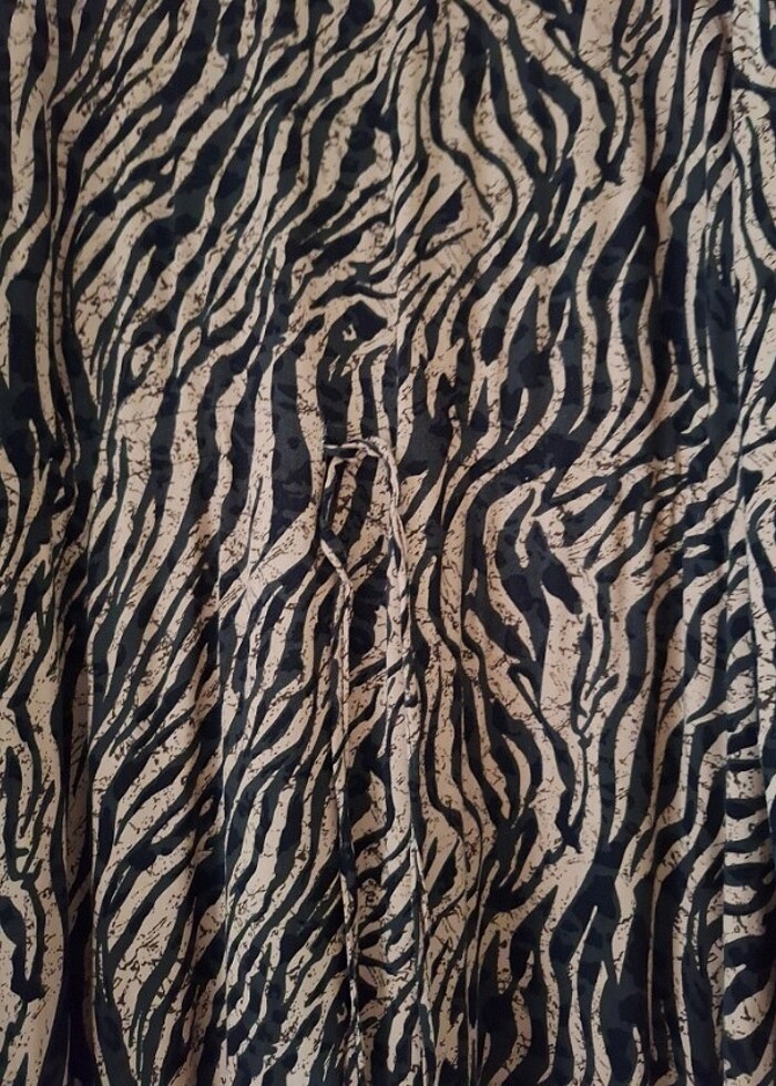 Viskon uzun elbise - Görsel 3