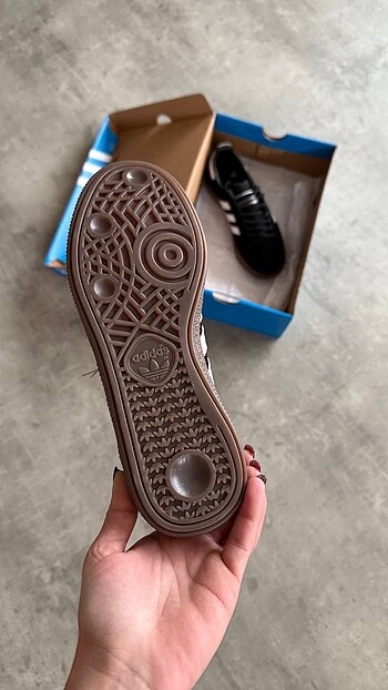 37 Beden siyah Renk Adidas Handball Spezial Black