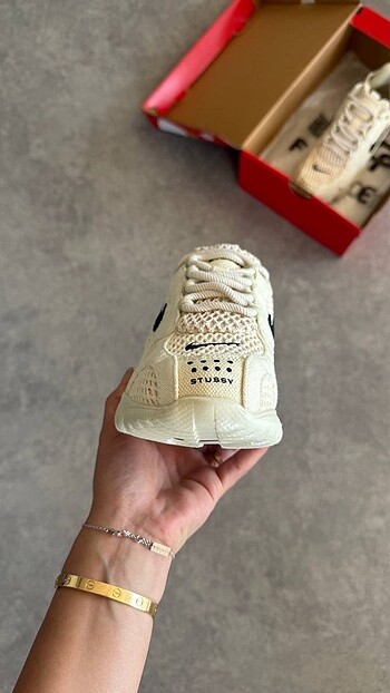 38 Beden çeşitli Renk Nike x Stussy Air Zoom Spiridon Caged 2 'Fossil' 36-40 Arası Num