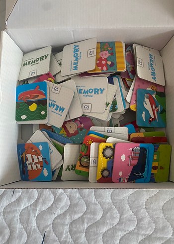 Beden Hafıza Eşleştirme Kartları kutu oyunları