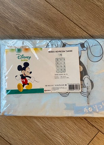 Linens Disney Mavi Baskılı bebek nevresim Seti - Görsel 2