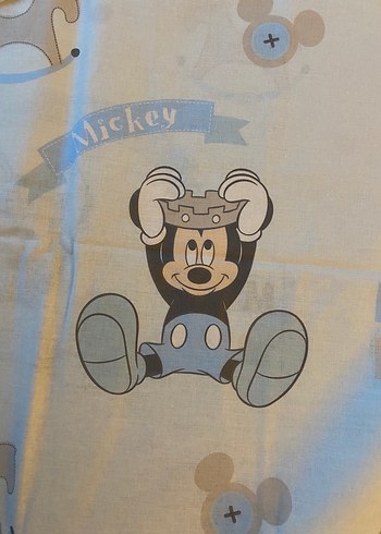 Linens Disney Mavi Baskılı bebek nevresim Seti - Görsel 7
