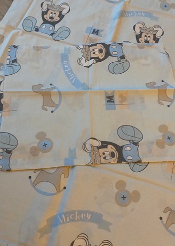 Linens Disney Mavi Baskılı bebek nevresim Seti - Görsel 8