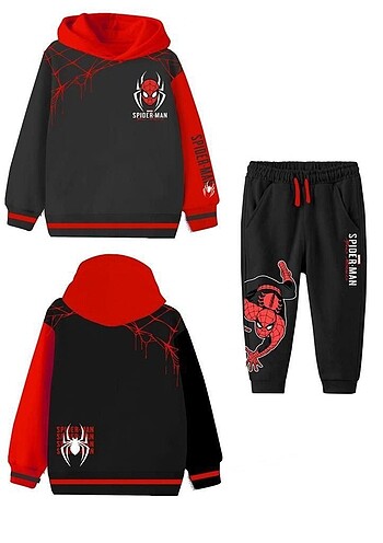 Zara Spiderman alt üst takım eşofman