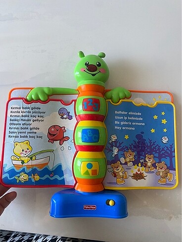  Beden Renk Fisher price eğitici masalcı tırtıl