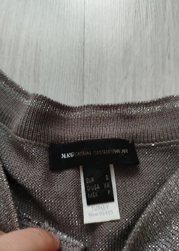 Gri Kadın Triko Uzun Kollu Kazak - Görsel 2