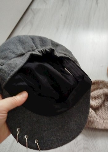 Bej Örgü Kadın Bere Bohem Tarzı - Görsel 2