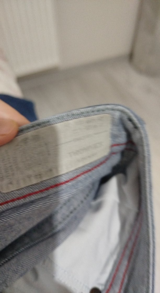 Erkek Lacivert Parlak Denim Kot Pantolon - Görsel 4