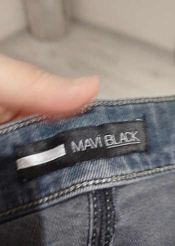 Erkek Gri Mavi Normal Kesim Denim Pantolon - Görsel 4