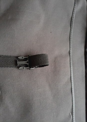  Beden Gri İş Laptop Çantası Tokalı