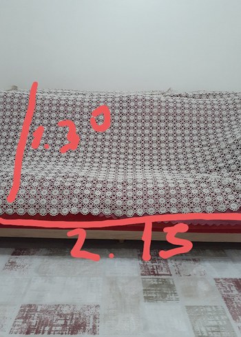 bej Dantel Örtüsü ve sehba örtüsü