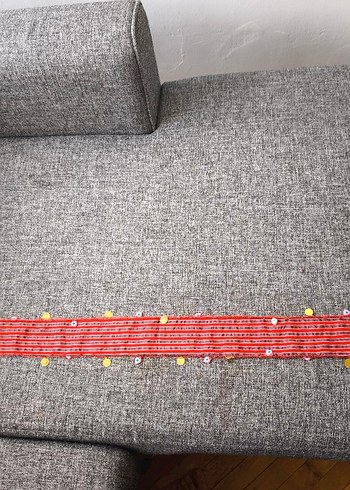 Karadeniz yöresel boncuklu paralı bandana - Görsel 3